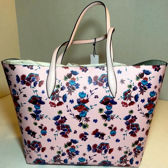 NWT Rebecca Minkoff Pink Floral Beautiful Tote Bag PRICE FIRM!Thank you - Picture 5 of 15